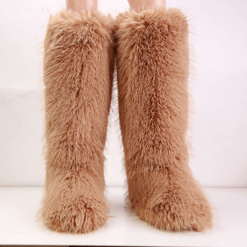 Comfy warm fury boots